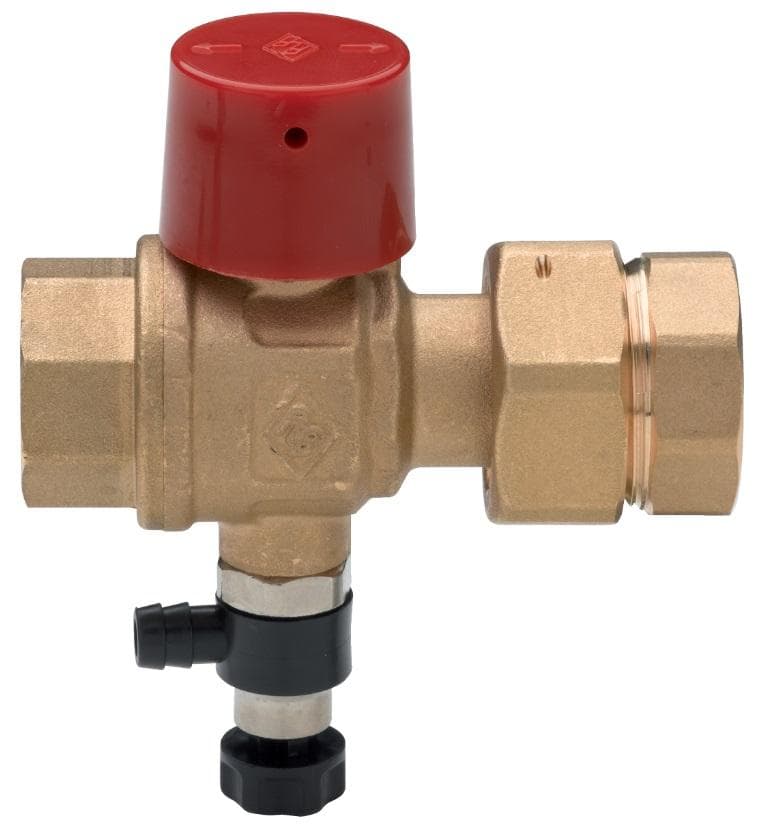 RB Guľový ventil 4634 pre expanzné nádoby 3/4" možnosť plombovania